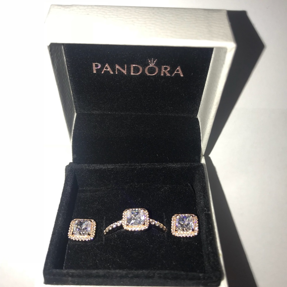 Pandora Timeless Elegance Ring and Earrings